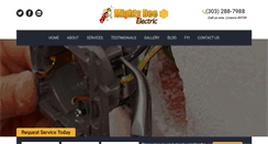 Desktop Screenshot of mightybeeelectric.com